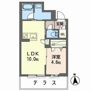 エルドラードII【1階】の間取り