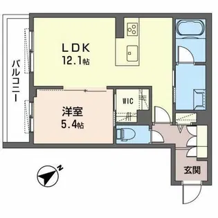 Attrait【0305号室】の間取り