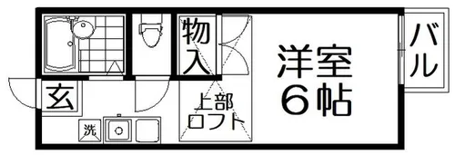 JUN Ⅰ【2階】の間取り