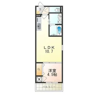 オルフェアメゾン清水丘壱番館【1階】の間取り