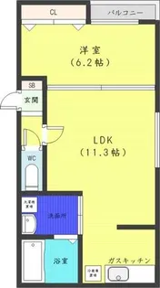 サンリビエール【4階】の間取り