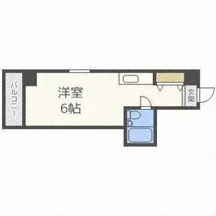 オフィスポート本町WEST【11階】の間取り