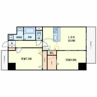 FREEDOM residence堺寺地町【10階】の間取り