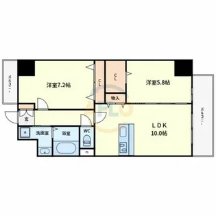 FREEDOM residence堺寺地町【15階】の間取り