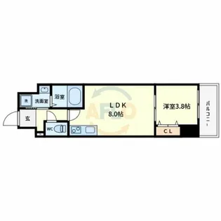 FREEDOM RESIDENCE堺寺地町【10階】の間取り