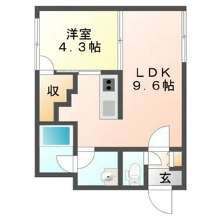 CASA MIO【4階】の間取り