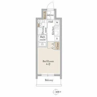 ルネフラッツ庄内通駅前【8階】の間取り