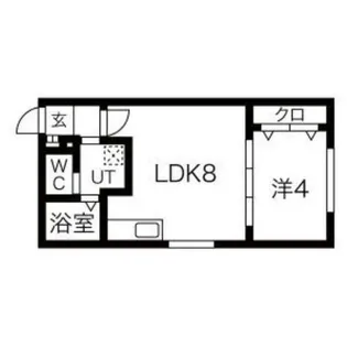 ラフィーネ医大前【2階】の間取り