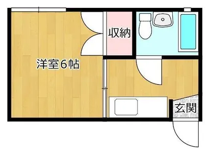 フォーヴルK【2階】の間取り