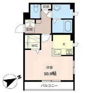 メゾンヴァンクール【0303号室】の間取り