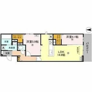 Kaketto Brickowski【2階】の間取り