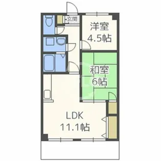 DO夕陽丘【505号室】の間取り