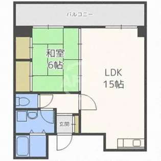 DO夕陽丘【401号室】の間取り