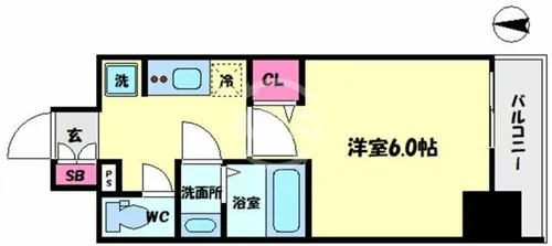 グランパシフィック長橋【5階】の間取り