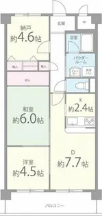 アロッジオKTI【2階】の間取り
