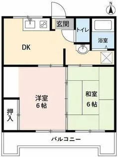 コーポ天野【301号室】の間取り