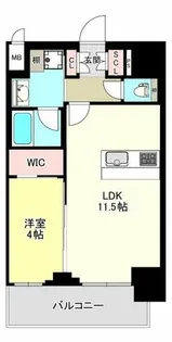 プレリス大阪今里サヴィア【2階】の間取り