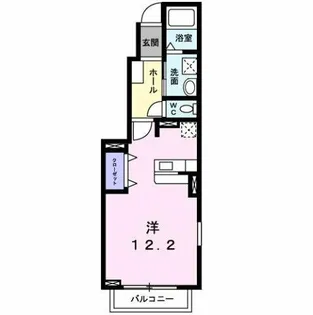 セレーノ【1階】の間取り
