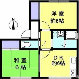 メゾン舞子3番館【1階】の間取り