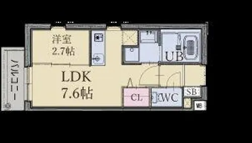 LIFEFIELD南福岡【2階】の間取り