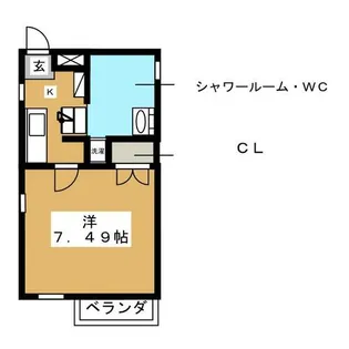 SOLID JOSHIN【3階】の間取り