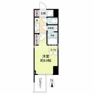 セレニテ谷町四丁目アリエ【2階】の間取り