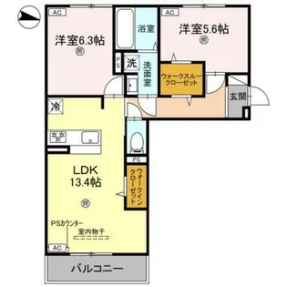 いかる【3階】の間取り