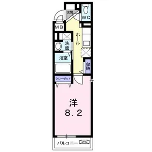 レジデンス プリムローズ【2階】の間取り