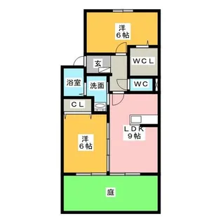 フォーリーブス【1階】の間取り