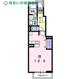 愛知県西尾市徳永町稲場【アパート】の間取り