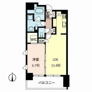 サンベルファム【0303号室】の間取り