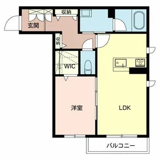サンリットレジデンス喜田【0202号室】の間取り