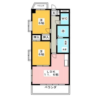 CHANSE DE MAISON【4階】の間取り