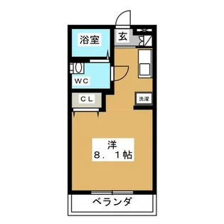 ブレーブス鶴舞【2階】の間取り