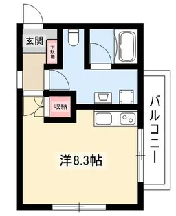 Pre cher八田【2階】の間取り
