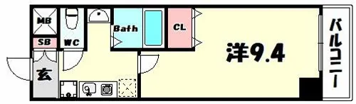 ブリックロード山の手【2階】の間取り