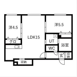 ONE STAGE琴似【3階】の間取り