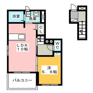 レッド・リーブスⅧ【2階】の間取り