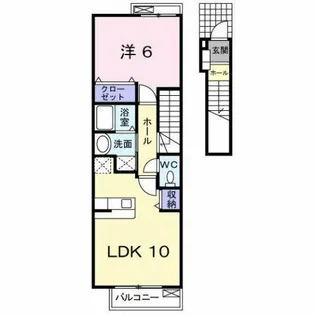 アーバン・フォレストB【2階】の間取り