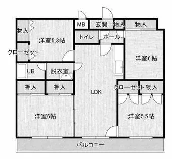 アレックス若園【2階】の間取り