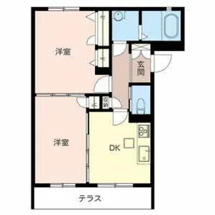 シャルマン シャンブル V【1階】の間取り