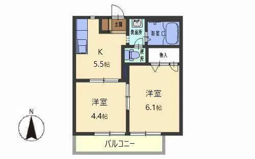 ディアス・ST【0206号室】の間取り