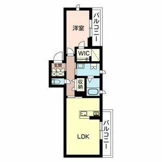 エフ・メゾンG【2階】の間取り