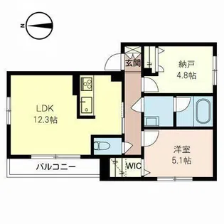 メゾン・デュ・モンド【2階】の間取り