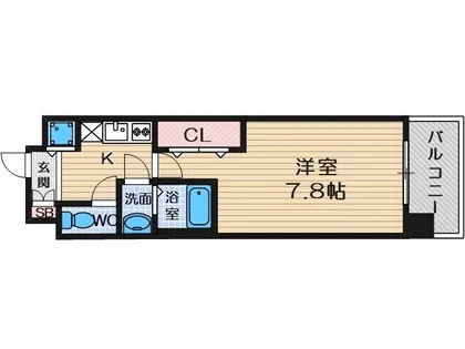 MASUno茨木【205号室】の間取り