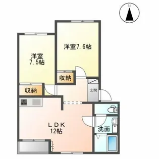 ルミナス【2階】の間取り