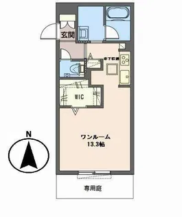 Shamaison AK WEISS(ヴァイス)【0101号室】の間取り
