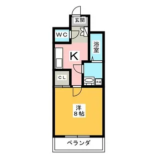 フェリーチェ21【1階】の間取り