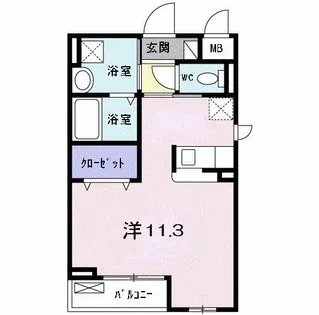 カスカード【1階】の間取り