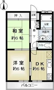 ドルチェ武庫之荘【3階】の間取り